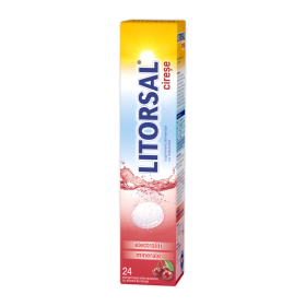 Litorsal® electroliţi CIREŞE*24 cpr.efervescente