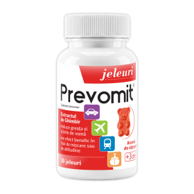 Prevomit® 3 ani+*30 jeleuri gumate cu aromă de căpșuni