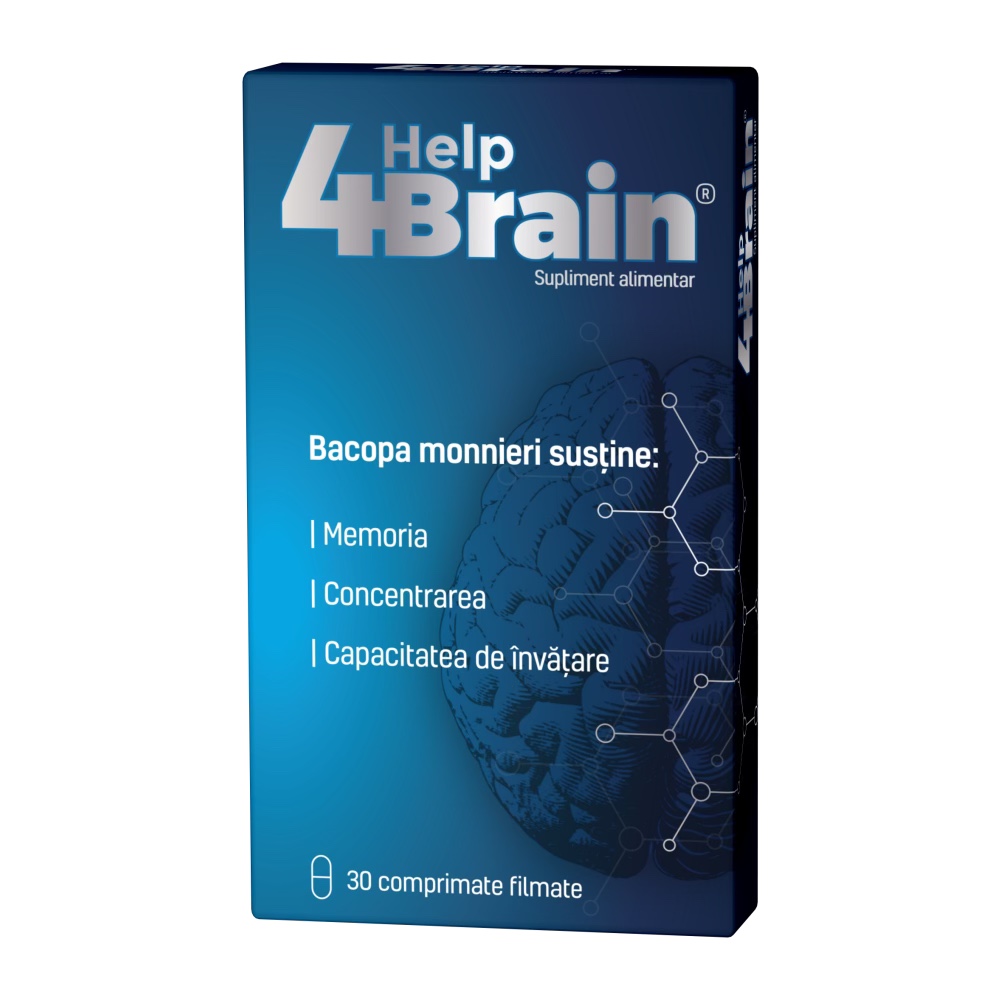 supliment alimentar adaptogen cu bacopa monnieri, citicolina pentru memorie si cognitie