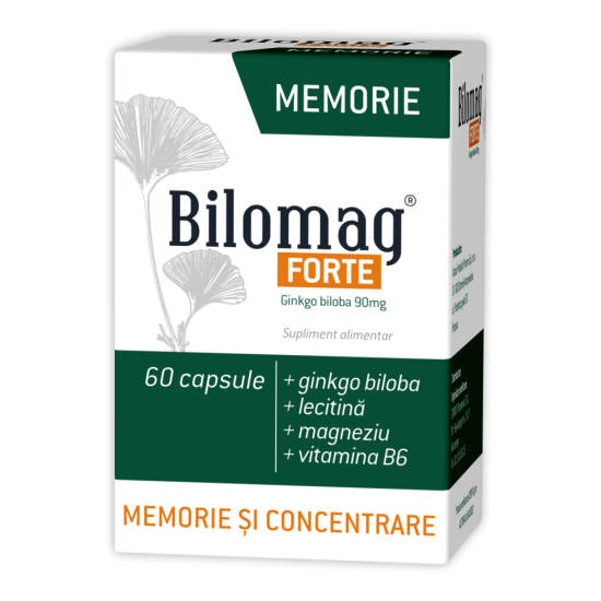 cutie Bilomag memorie cu ginko billoba